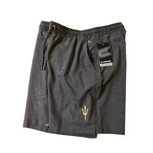 Arizona State Sun Devils Gray Large Swim Shorts Colosseum Beach Vaca Mens Large